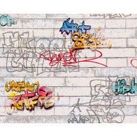 Tapeta 9356-11 Kolorowe Grafitti