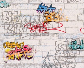 Tapeta 9356-11 Kolorowe Grafitti