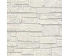 Tapeta 6623-16 Białe Kremowe Cegły